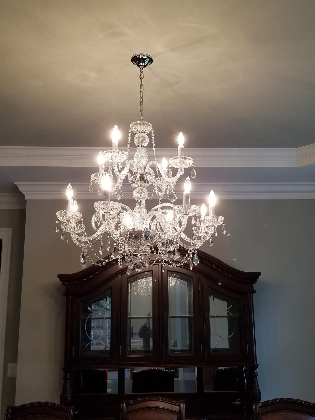 Chandelier Installation